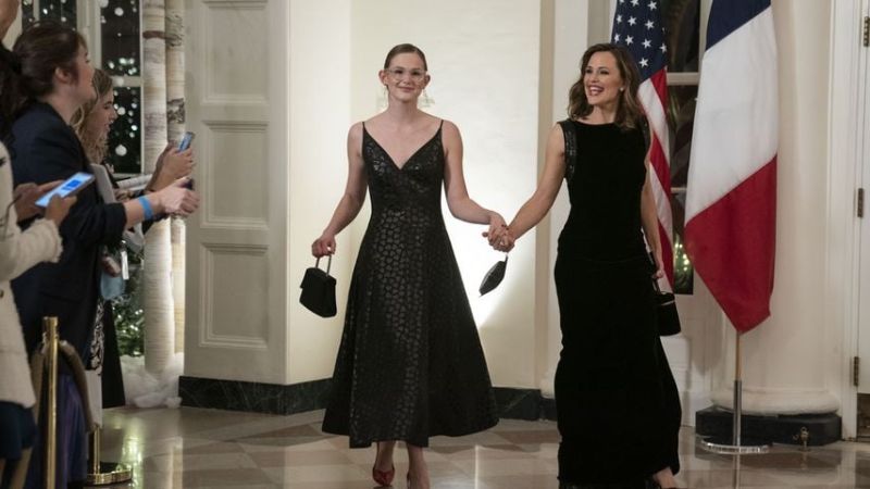 Violet Affleck und Jennifer Garner im Weißen Haus