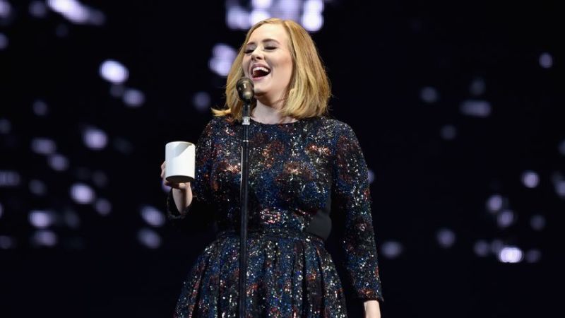 Adele im Februar 2016 in Belfast