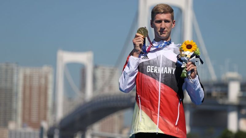 Florian Wellbrock, Olympiasieger im Schwimmen
