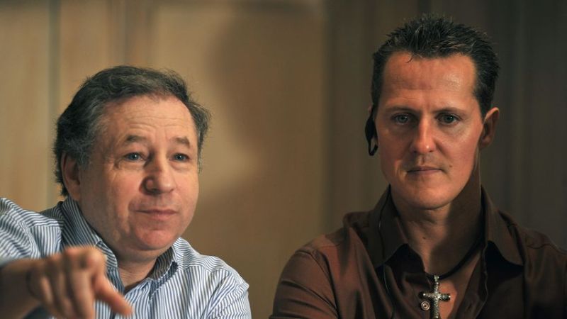 Jean Todt und Michael Schumacher im Januar 2009