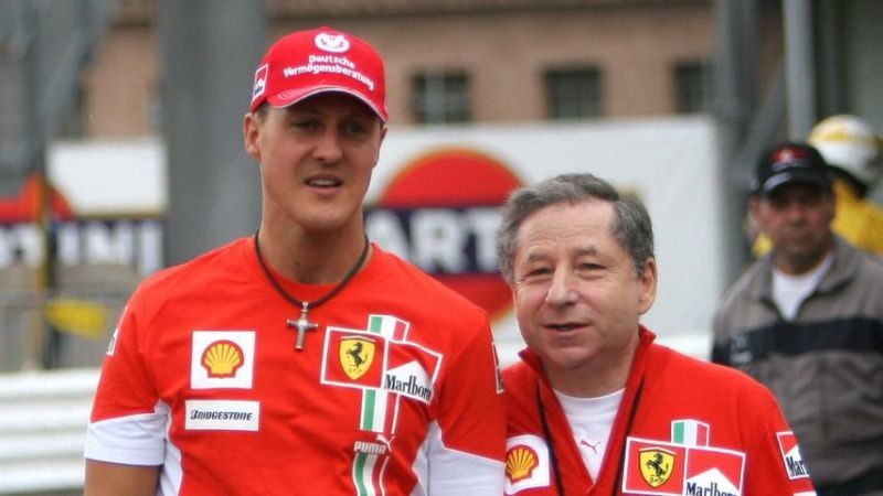 Michael Schumacher mit dem ehemaligen Ferrari-Teamchef Jean Todt, 2007