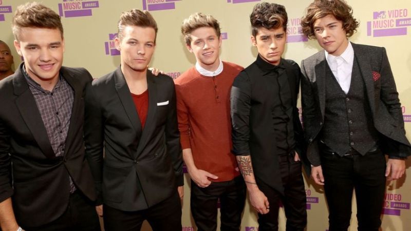 One Direction bei den MTV VMAs in L.A. im September 2012