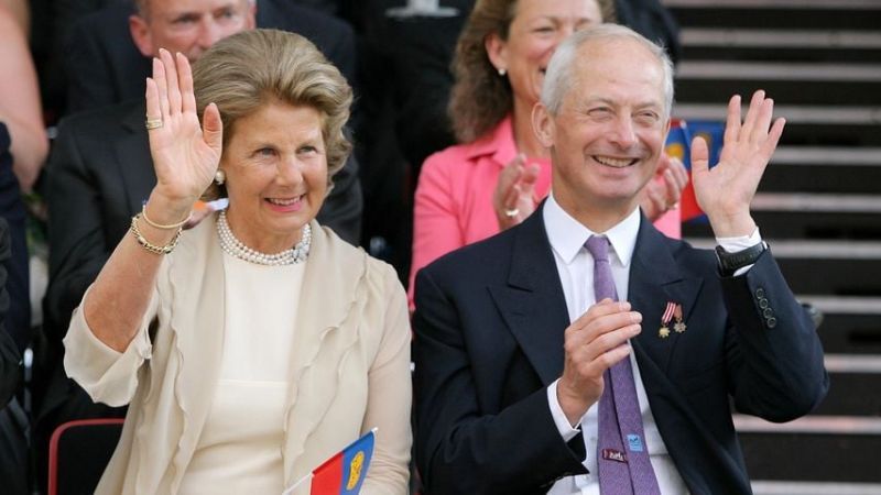 Fürstin Marie von und zu Liechtenstein und Hans-Adam II.