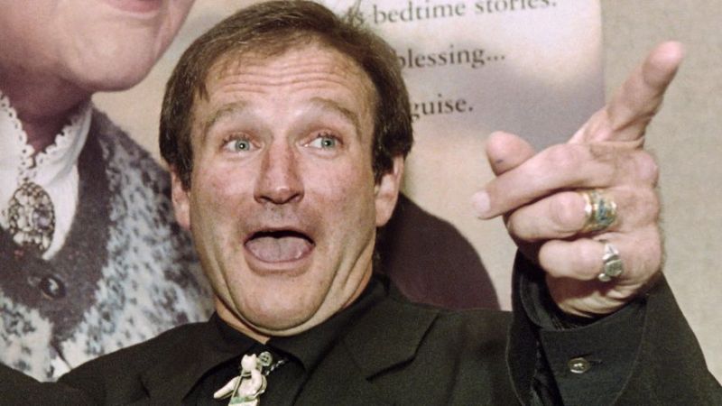 Robin Williams bei einer Filmpremiere von 