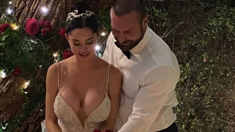 Marisol und Bastian Yotta bei ihrer Hochzeit 2021