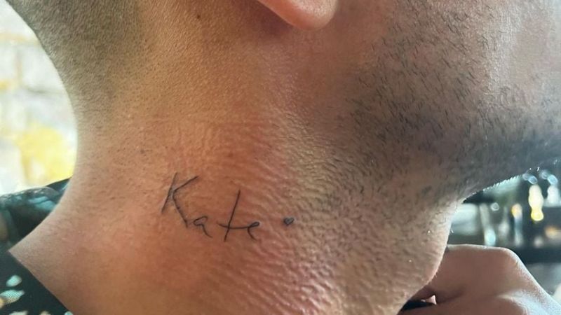 Julian Zietlows mit Kate-Tattoo