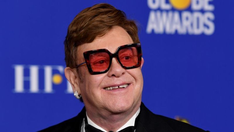 Sänger Elton John im Januar 2020 in Los Angeles