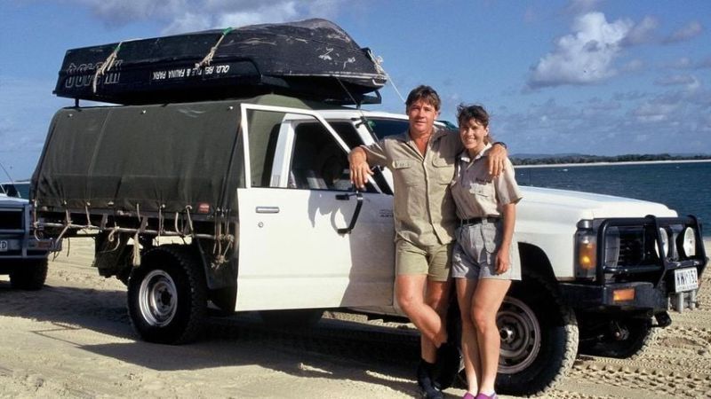 Steve und Terri Irwin in Australien
