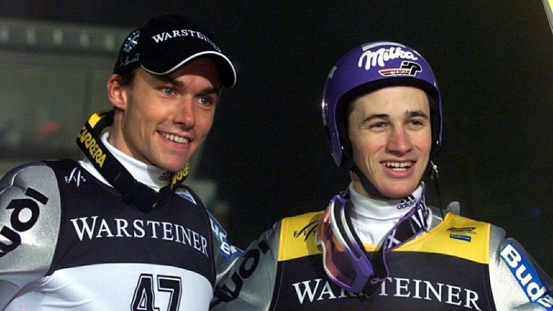 Sven Hannawald und Martin Schmitt, Skispring-Legenden