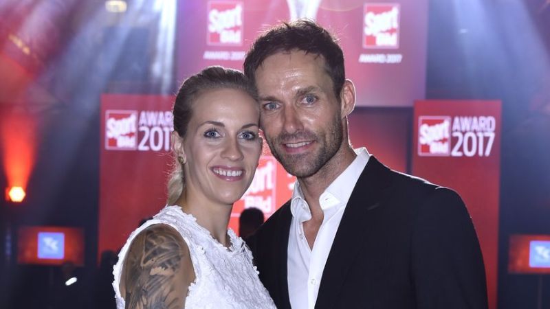 Sven Hannawald und Melissa Thiem, August 2017