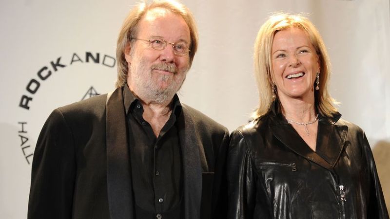 Benny Andersson and Anni-Frid Lyngstad in New York, 2010