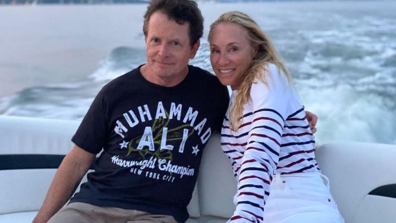 Michael J. Fox und seine Frau Tracy Pollan