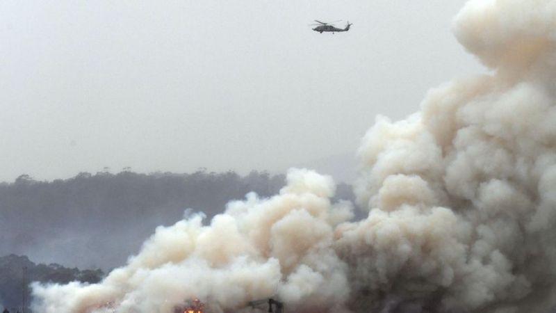 Waldbrände in Australien im Januar 2020