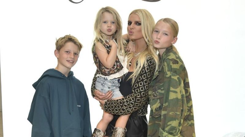Jessica Simpson und ihre drei Kindern Ace, Birdie und Maxwell im September 2022