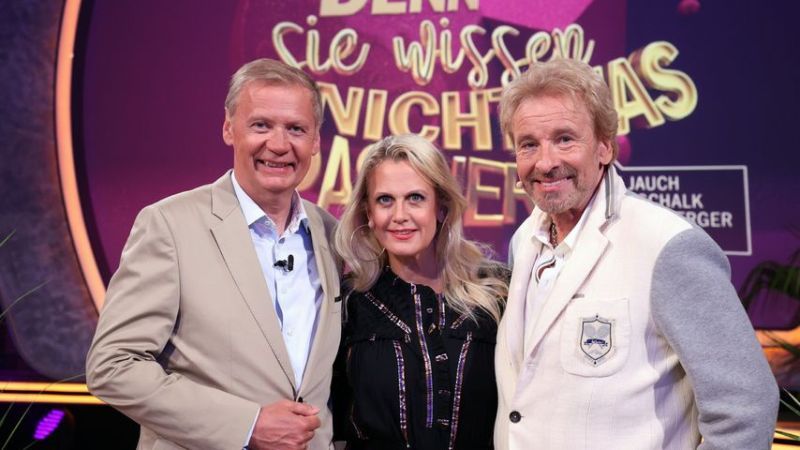 Günther Jauch, Barbara Schöneberger und Thomas Gottschalk