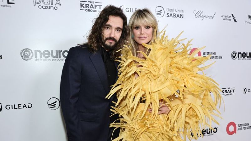 Tom Kaulitz und Heidi Klum auf der Oscar-Party von Elton John