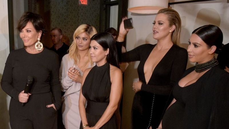 Kris und Kylie Jenner mit Kourtney, Khloe und Kim Kardashian