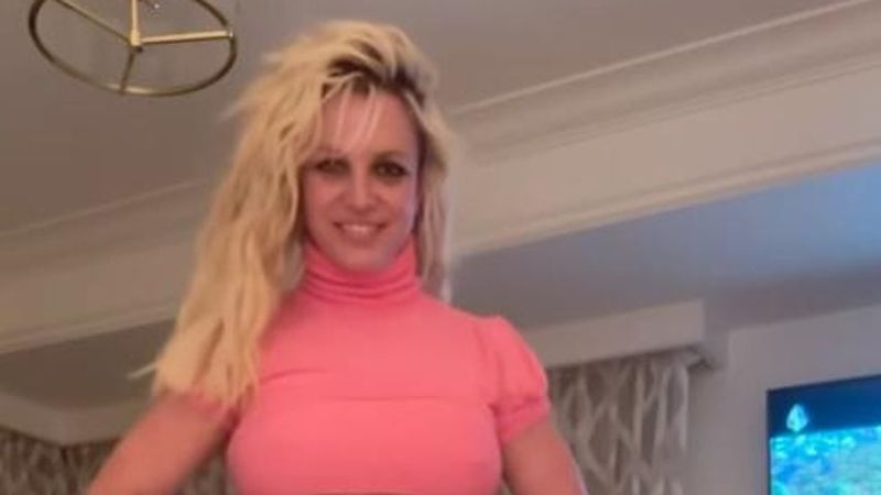 Britney Spears in ihrem Anwesen im Jahr 2023