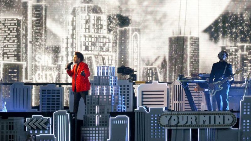 Sänger The Weeknd performt beim Super Bowl