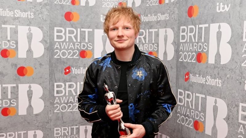 Ed Sheeran bei den Brit Awards 2022