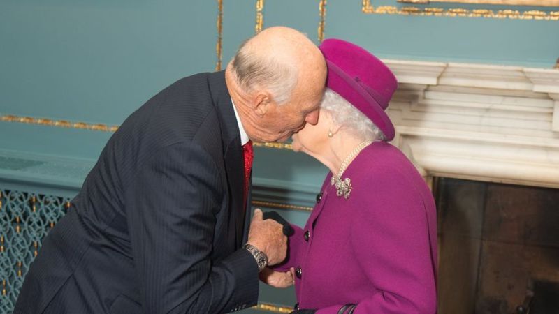 König Harald von Norwegen und Queen Elizabeth II., 2018