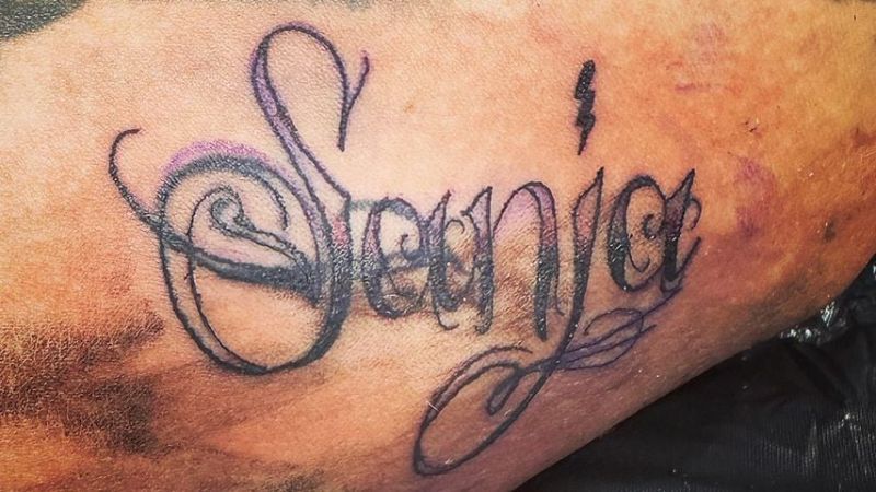 Eric Sindermanns Tattoo für Sanja Alena