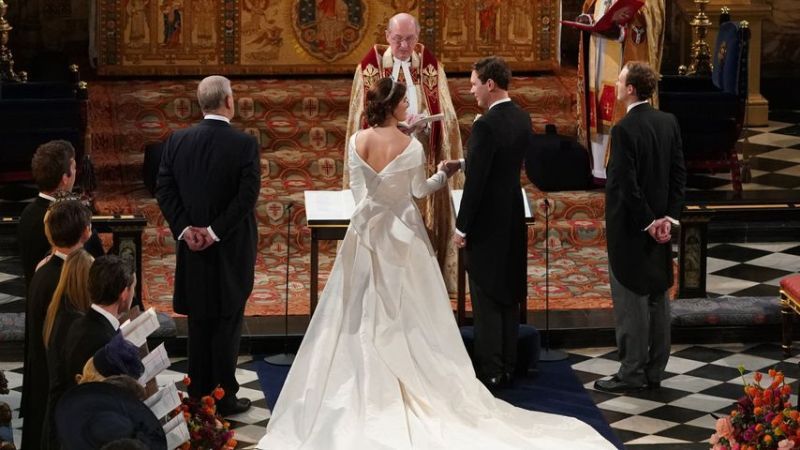 Prinzessin Eugenie und Jack Brooksbank bei ihrer Hochzeit im Oktober 2018