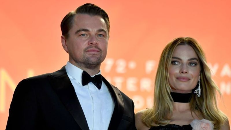 Leonardo DiCaprio und Margot Robbie