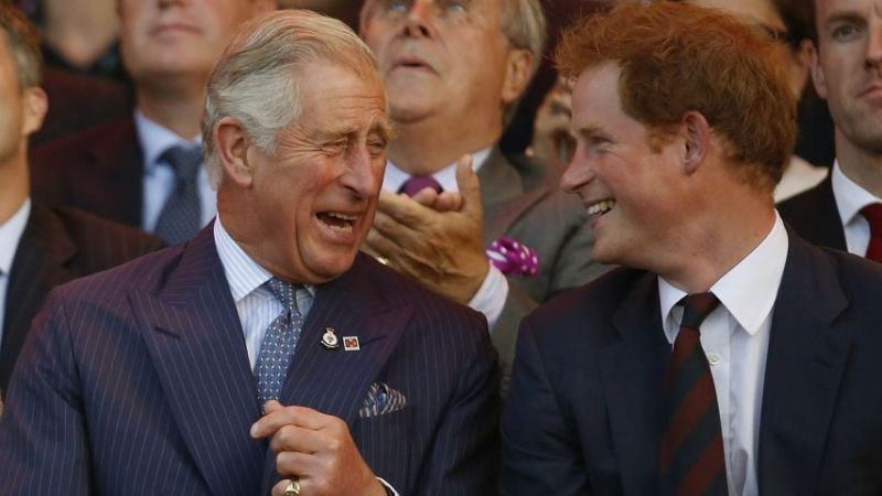 Prinz Charles und Prinz Harry im September 2014