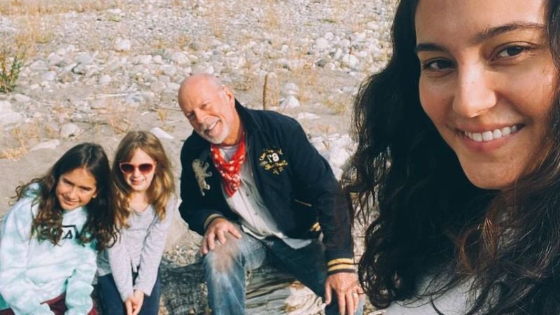 Bruce Willis mit seiner Frau Emma und den Kids