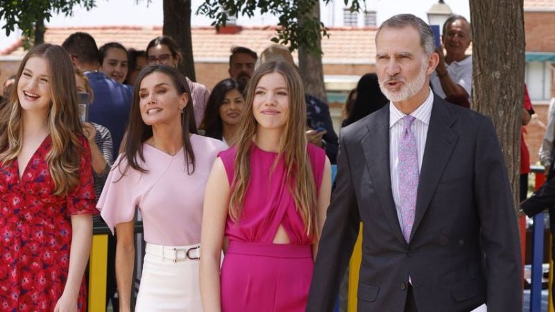 Die spanische Königsfamilie im Mai 2023