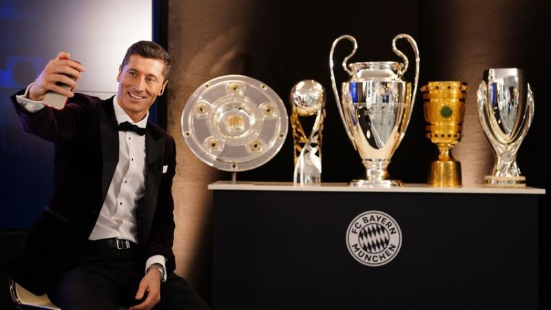 Robert Lewandowski bei den The Best FIFA Football Awards in München im Dezember 2020
