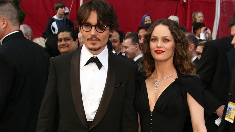 Johnny Depp und Vanessa Paradis bei den Oscars, 2008