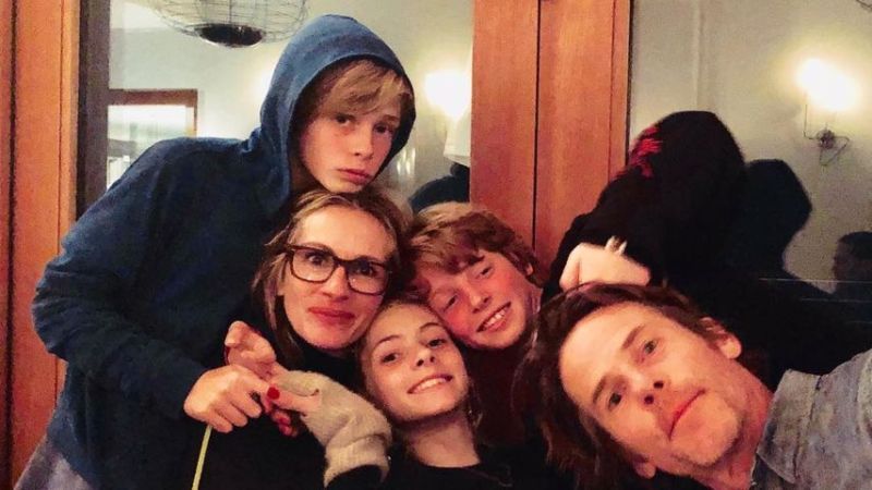 Julia Roberts, Danny Moder und ihre drei gemeinsamen Kinder im Mai 2019