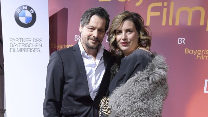 Fritz Karl und seine Frau Elena Uhlig im Januar 2019