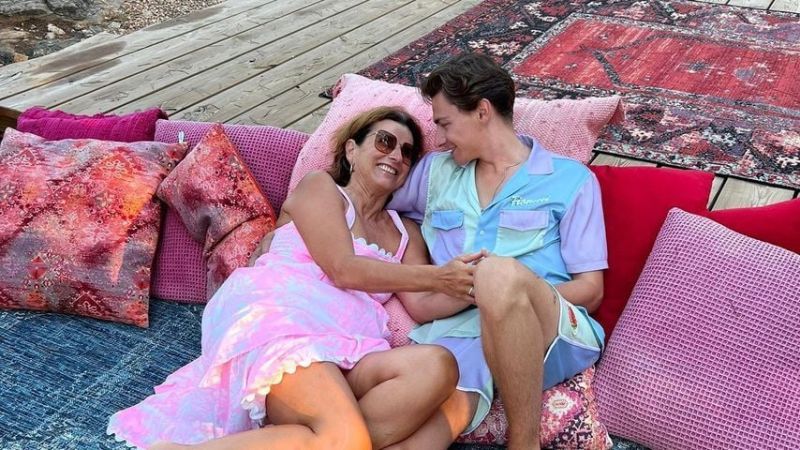 Claudia Obert und ihr Freund Max auf Ibiza