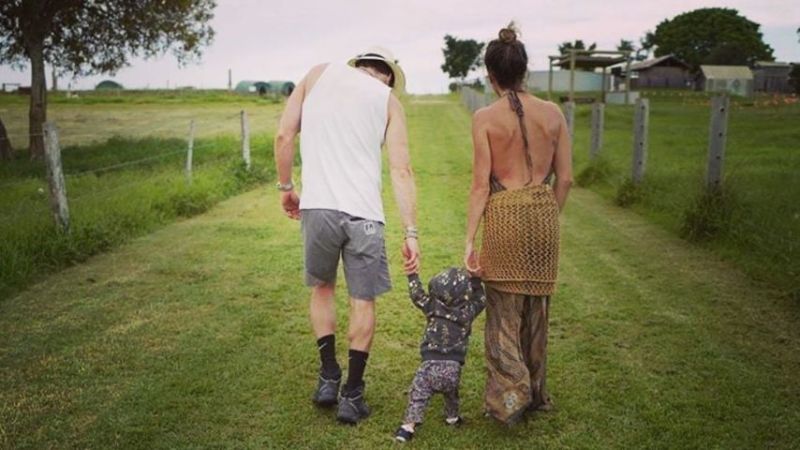 Ian Somerhalder und Nikki Reed mit ihrer Tochter Bodhi