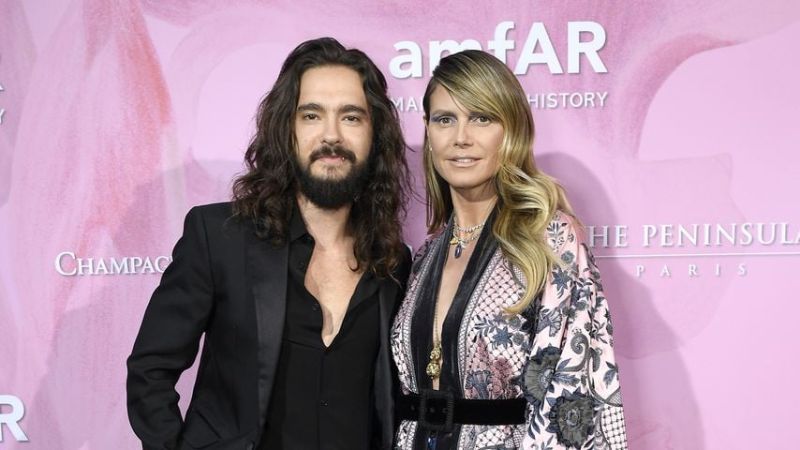 Tom Kaulitz und Heidi Klum bei der amfAR Gala in Paris, Juni 2019