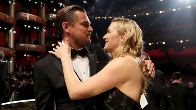 Leonardo DiCaprio und Kate Winslet auf der 88. Oscar-Verleihung, Februar 2016