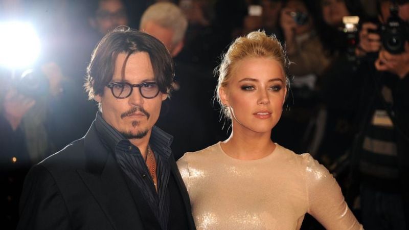 Johnny Depp und Amber Heard, November 2011