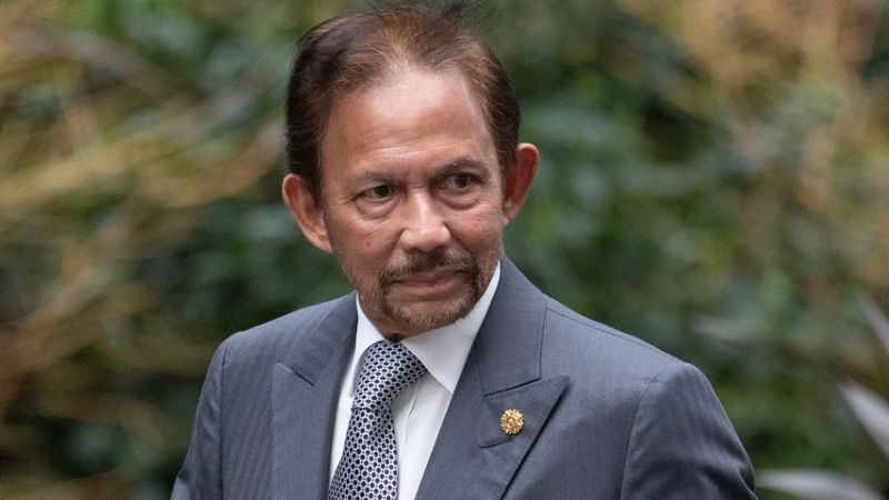 Hassanal Bolkiah, der Sultan von Brunei in London, 2020