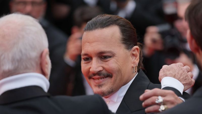 Johnny Depp bei den Filmfestspielen in Cannes im Mai 2023