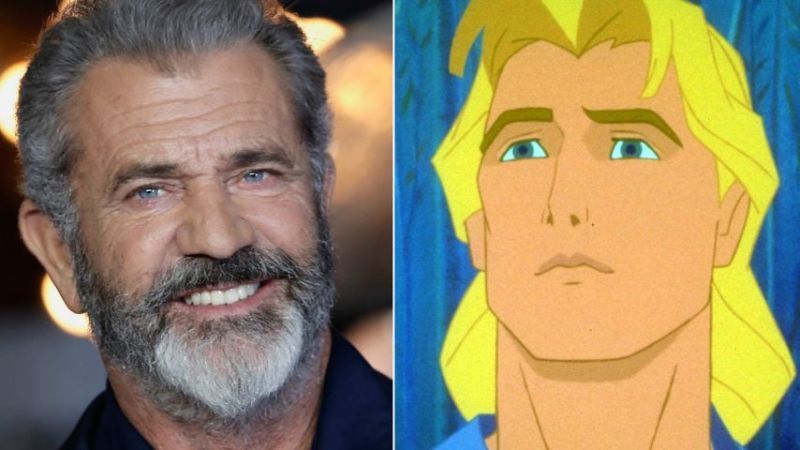 Collage: Mel Gibson, John Smith aus 