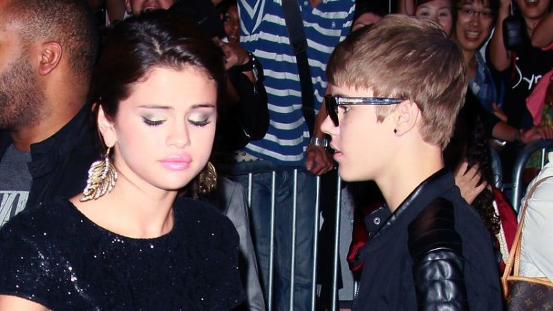 Selena Gomez und Justin Bieber im September 2011