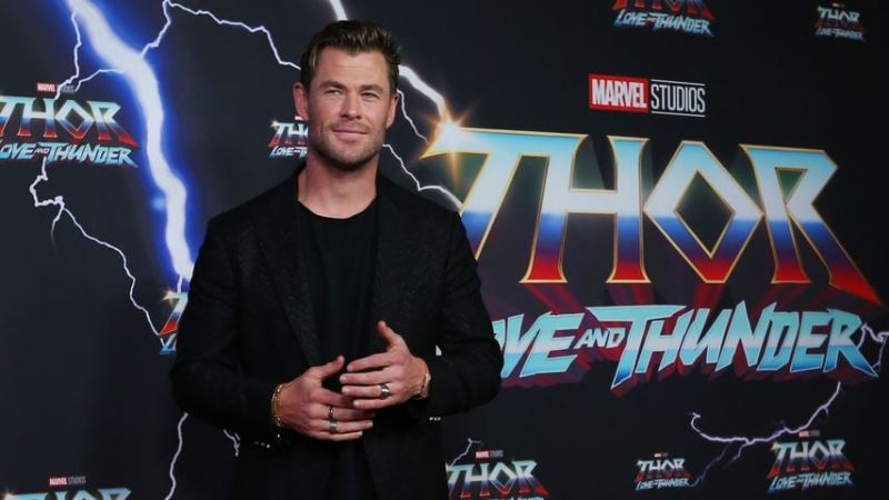 Chris Hemsworth im Juni 2022 bei der Filmpremiere für Thor