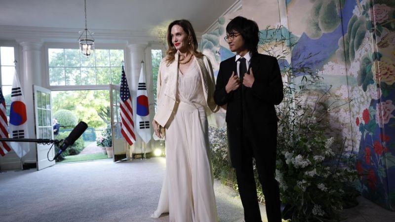 Angelina Jolie und ihr Sohn Maddox Jolie-Pitt