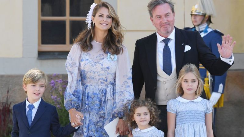 Prinzessin Madeleine und ihre Familie, Prinz Julians Taufe 2021